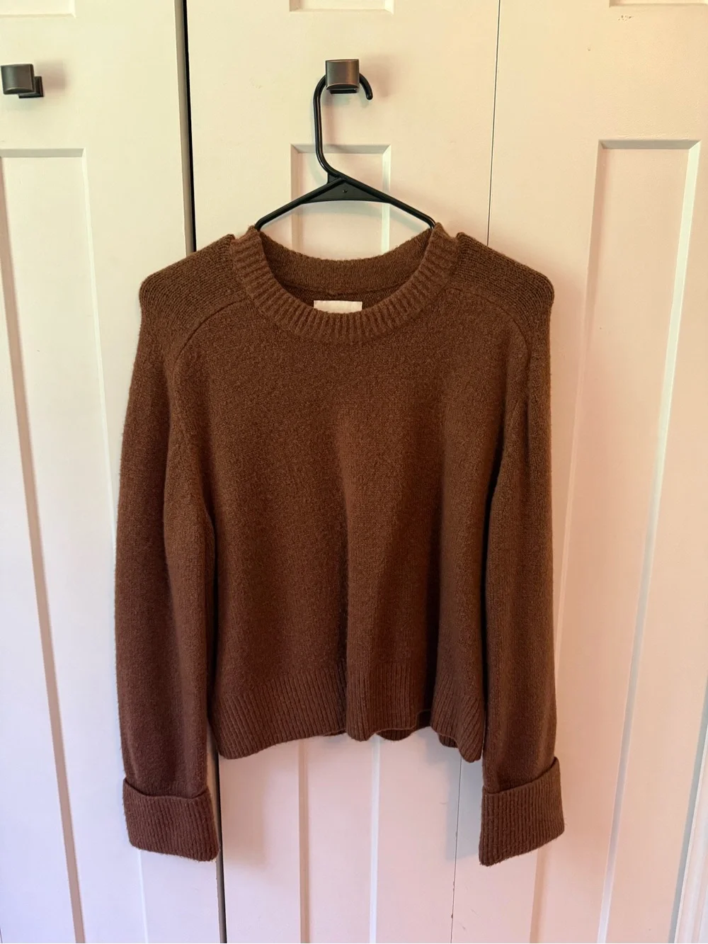 Abercrombie & Fitch Brown Madeline Crew Sweater